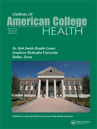 Cover image for Journal of American College Health, Volume 67, Issue 3, 2019