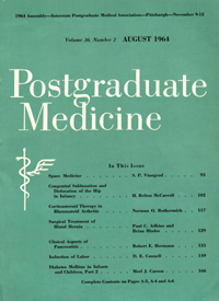 Cover image for Postgraduate Medicine, Volume 36, Issue 2, 1964