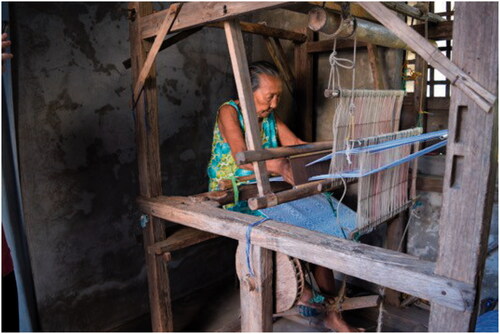 Figure 1 Master Weaver Catalina Ablog of Mindoro, Vigan Ilocos Sur). Photo Credit: Kelly, R. (2019).