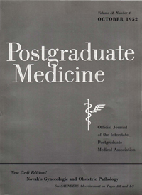 Cover image for Postgraduate Medicine, Volume 12, Issue 4, 1952