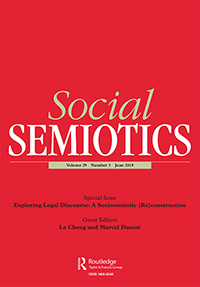 Cover image for Social Semiotics, Volume 29, Issue 3, 2019