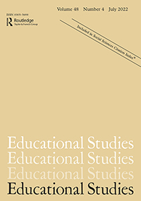 Cover image for Educational Studies, Volume 48, Issue 4, 2022