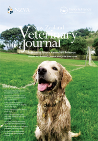 Cover image for New Zealand Veterinary Journal, Volume 70, Issue 2, 2022