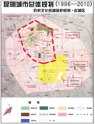 Figure 28. Historic preservation districts in 1996.