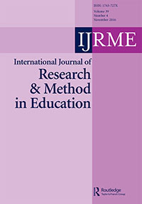 Cover image for International Journal of Research & Method in Education, Volume 39, Issue 4, 2016