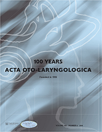 Cover image for Acta Oto-Laryngologica, Volume 138, Issue 9, 2018