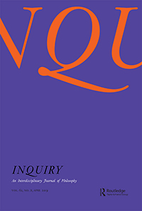 Cover image for Inquiry, Volume 62, Issue 3, 2019