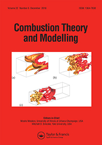 Cover image for Combustion Theory and Modelling, Volume 22, Issue 6, 2018