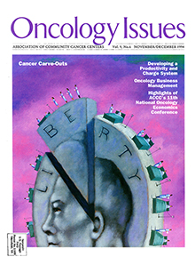 Cover image for Oncology Issues, Volume 9, Issue 6, 1994