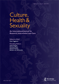 Cover image for Culture, Health & Sexuality, Volume 17, Issue 6, 2015