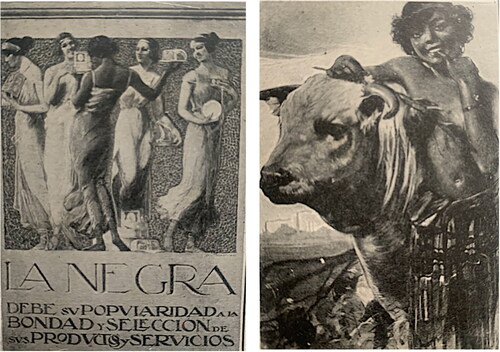 Figures 1 and 2. La Negra’s advertisements. Source: Mil Fórmulas de Cocina “La Negra” (1930).
