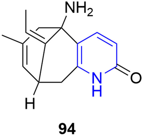 Figure 45 Structure of naturally occurring huperzine A.