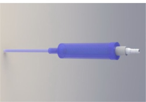 Figure 1 VY suction tube prototype three-dimensional model.