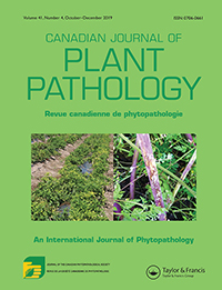 Cover image for Canadian Journal of Plant Pathology, Volume 41, Issue 4, 2019