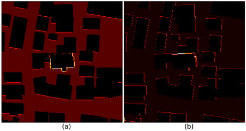 Figure 5. Enlarged layer activation of Conv1 convolution blocks (a) 4-b as in Figure 4. (b) 4-d as in Figure 4.