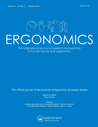 Cover image for Ergonomics, Volume 58, Issue 11, 2015