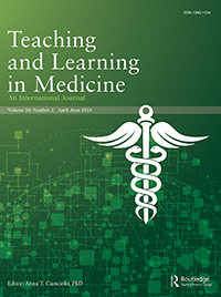 Cover image for Teaching and Learning in Medicine, Volume 30, Issue 2, 2018