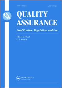 Cover image for Quality Assurance, Volume 11, Issue 2-4, 2005
