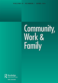Cover image for Community, Work & Family, Volume 19, Issue 2, 2016