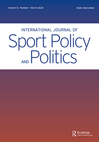 Cover image for International Journal of Sport Policy and Politics, Volume 12, Issue 1, 2020