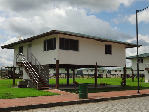 Figure 2. Playas de Cuyabeno House. Photo taken by the author, January, 2015. © (Alejandra Espinosa).