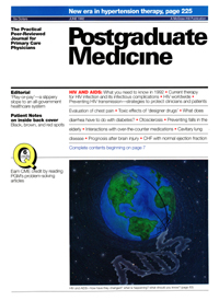 Cover image for Postgraduate Medicine, Volume 91, Issue 8, 1992