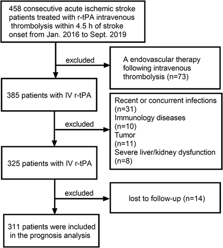 Figure 1 Flow chart for patients’ selection.