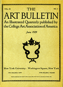 Cover image for The Art Bulletin, Volume 11, Issue 2, 1929