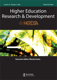 Cover image for Higher Education Research & Development, Volume 41, Issue 2, 2022