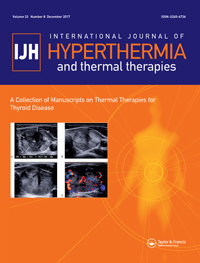 Cover image for International Journal of Hyperthermia, Volume 33, Issue 8, 2017
