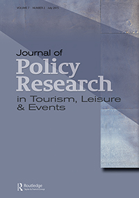 Cover image for Journal of Policy Research in Tourism, Leisure and Events, Volume 7, Issue 2, 2015