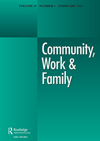 Cover image for Community, Work & Family, Volume 19, Issue 1, 2016