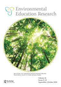 Cover image for Environmental Education Research, Volume 26, Issue 9-10, 2020