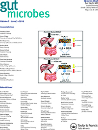 Cover image for Gut Microbes, Volume 7, Issue 3, 2016