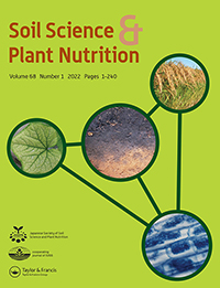Cover image for Soil Science and Plant Nutrition, Volume 68, Issue 1, 2022