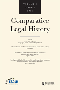 Cover image for Comparative Legal History, Volume 9, Issue 2, 2021