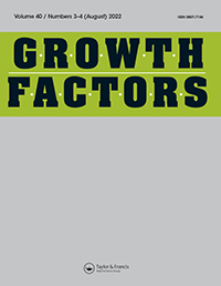 Cover image for Growth Factors, Volume 40, Issue 3-4, 2022