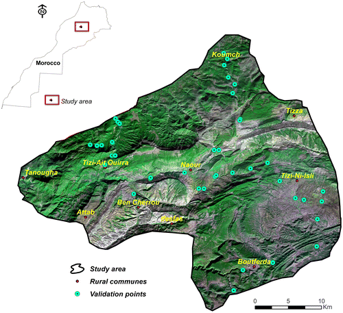 Figure 1. Location map of the study area. Source: Author.