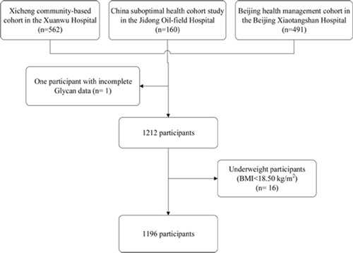 Figure 1 The flow chart of study populations.