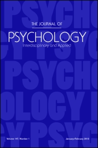 Cover image for The Journal of Psychology, Volume 150, Issue 8, 2016