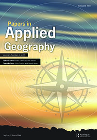 Cover image for Papers in Applied Geography, Volume 3, Issue 3-4, 2017