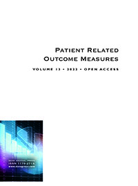 Cover image for Patient Related Outcome Measures, Volume 6, 2015
