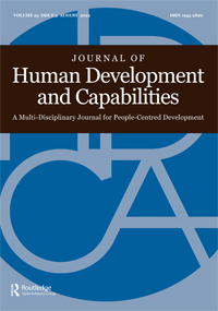 Cover image for Journal of Human Development and Capabilities, Volume 23, Issue 3, 2022