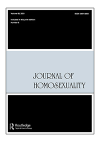 Cover image for Journal of Homosexuality, Volume 68, Issue 8, 2021
