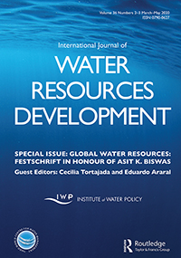 Cover image for International Journal of Water Resources Development, Volume 36, Issue 2-3, 2020