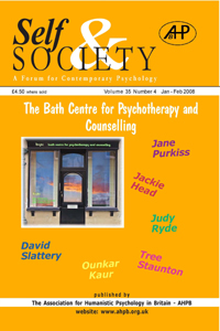 Cover image for Self & Society, Volume 35, Issue 4, 2008