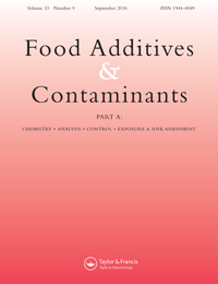 Cover image for Food Additives & Contaminants: Part A, Volume 33, Issue 9, 2016