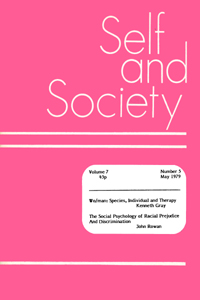 Cover image for Self & Society, Volume 7, Issue 5, 1979