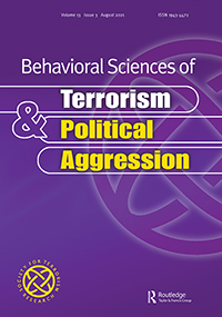 Cover image for Behavioral Sciences of Terrorism and Political Aggression, Volume 13, Issue 3, 2021