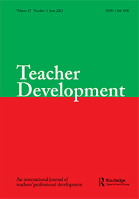 Cover image for Teacher Development, Volume 27, Issue 3, 2023